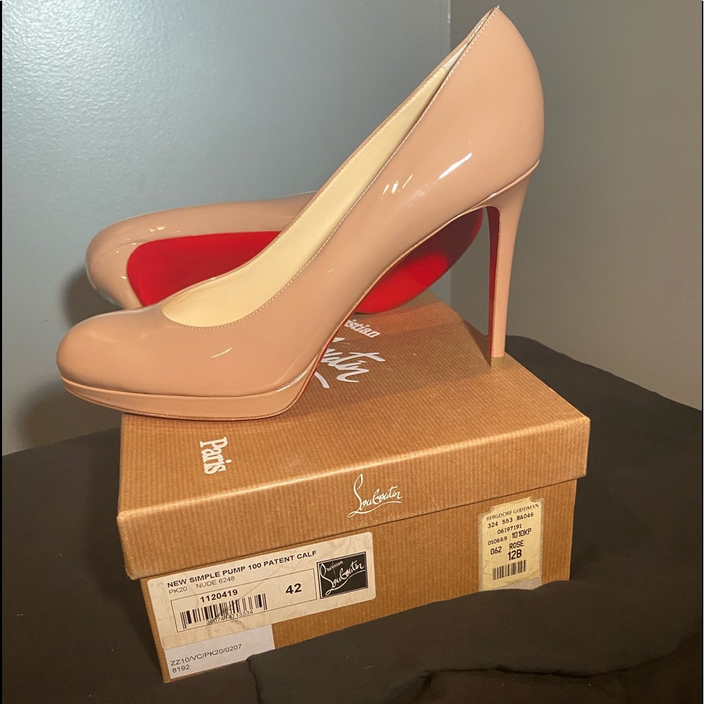 Christian Louboutin Simple Pump Beige/Nude 42